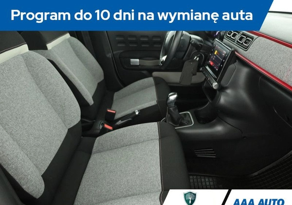 Citroen C3 cena 50000 przebieg: 66559, rok produkcji 2019 z Myślenice małe 254